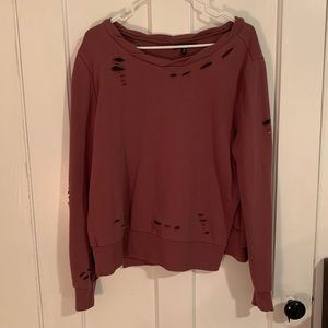 Maroon sweatshirt
